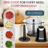 nobel electric glass food chopper & mincer – 1.2l multi-function kitchen chopper with powerful motor